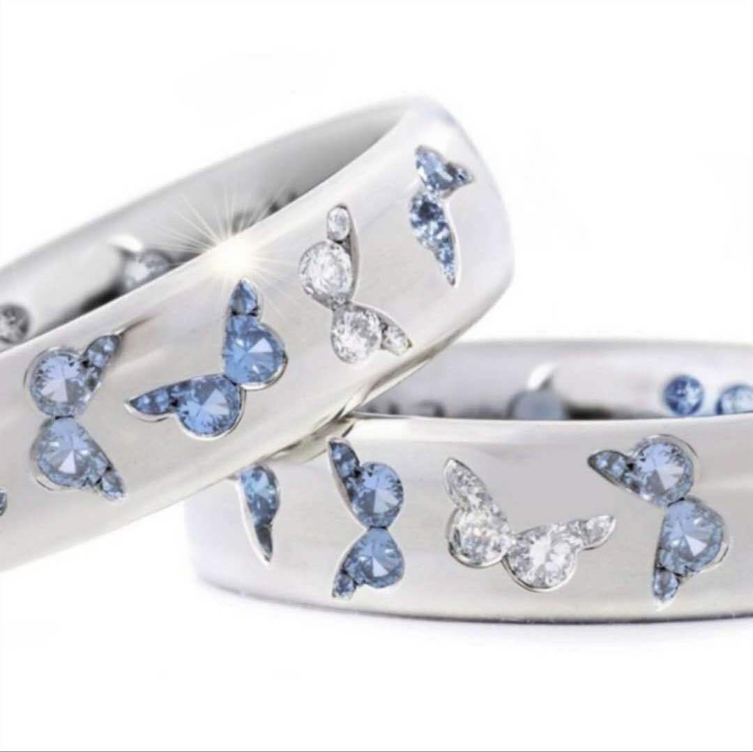Butterfly Style Zircon Ring for Women’s Fashion