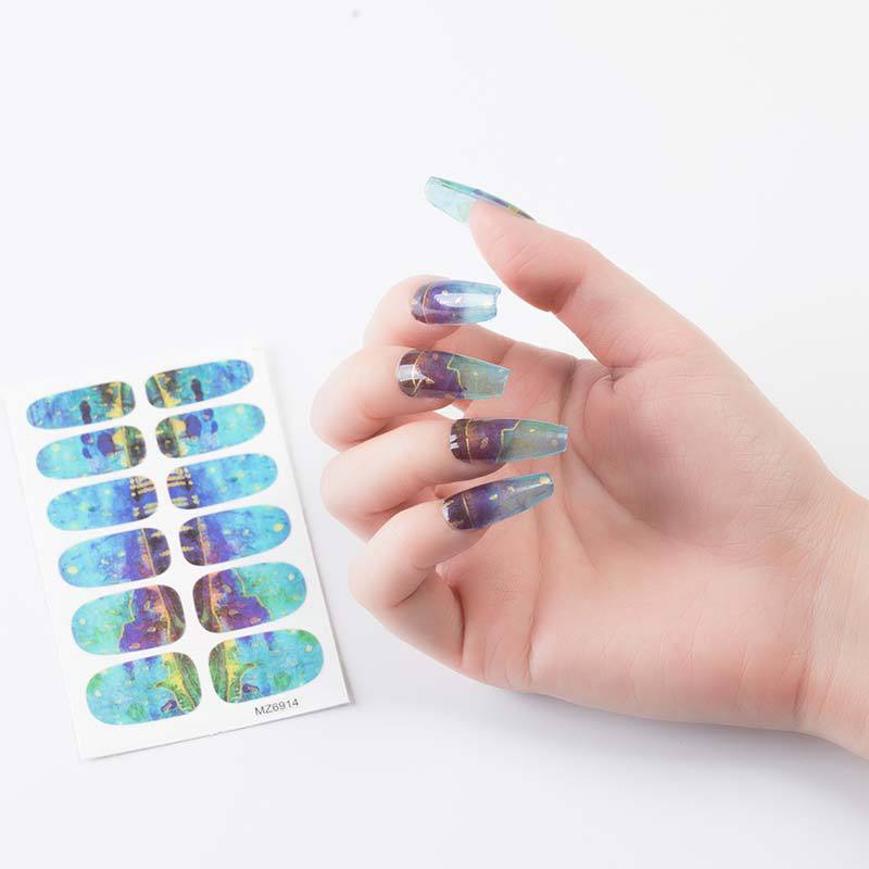 Nail Sticker with European and American Art Design