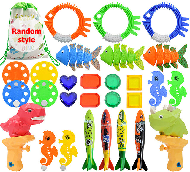 Summer Pool Diving Toys For Kids - Underwater Gem Set