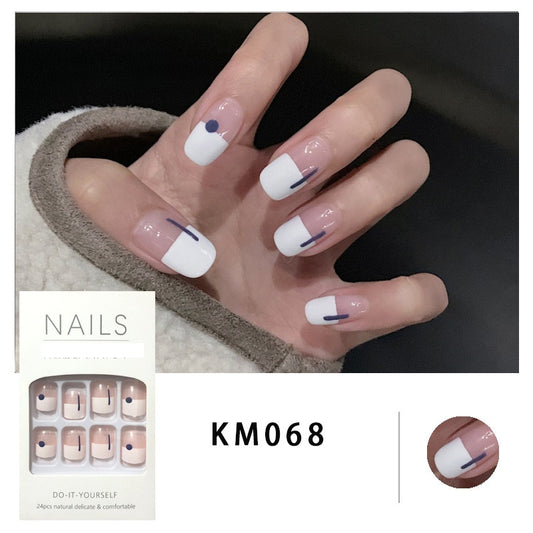Autumn Winter Celebrity Nail Patch Set (False Nails)