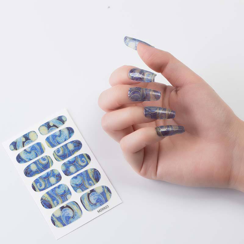 Nail Sticker with European and American Art Design