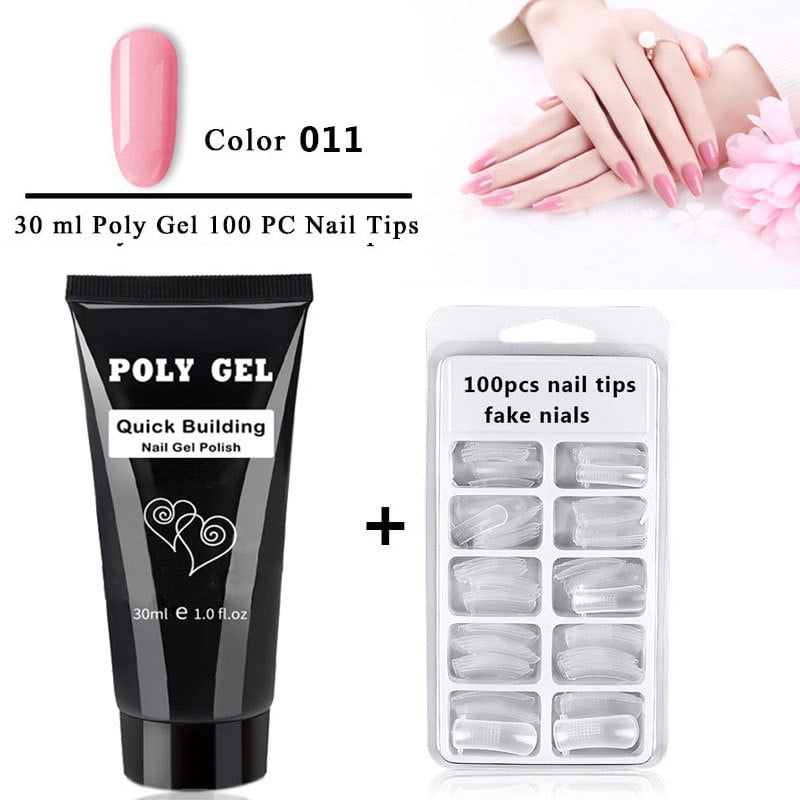 Phototherapy Crystal Nail Extension Glue and Mold Set