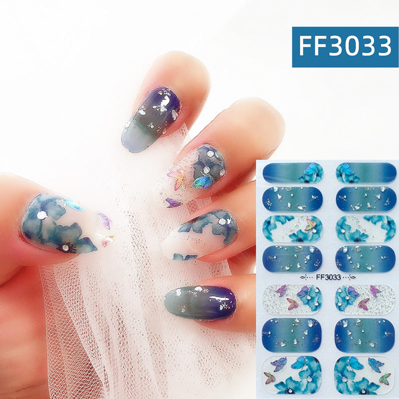 3D Crystal Nail Polish Film Full Adhesive Craft