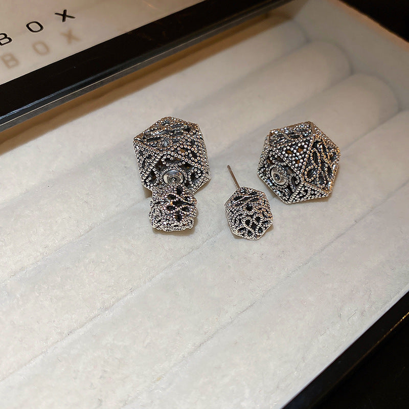 Stylish Heart Star Sequined Tassel Earrings for Women