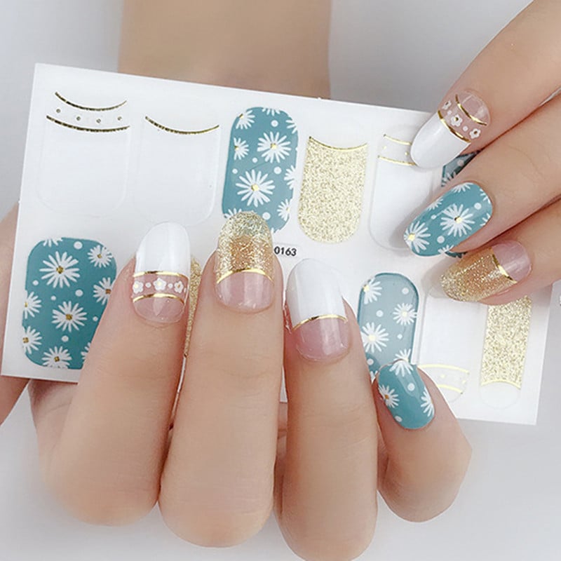 3D Bronzing Nail Art Stickers