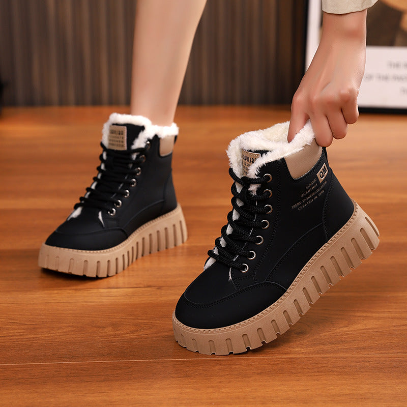 2023 Winter High-Top Thick Sole Martin Boots for Women