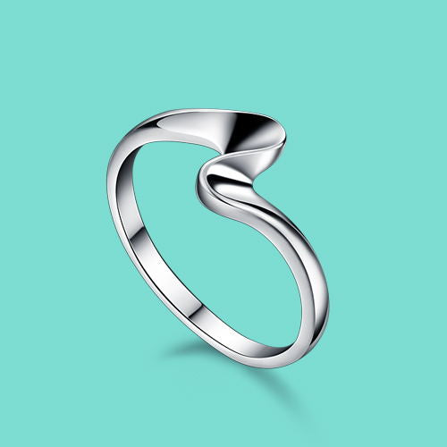 Silver Plated Lightning Ring for Women’s Jewelry