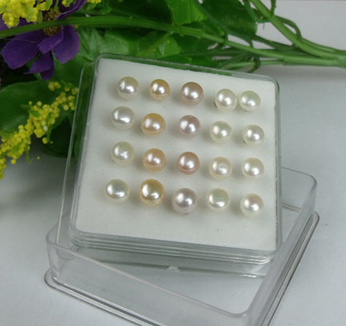 Natural Pearl Stud Earrings