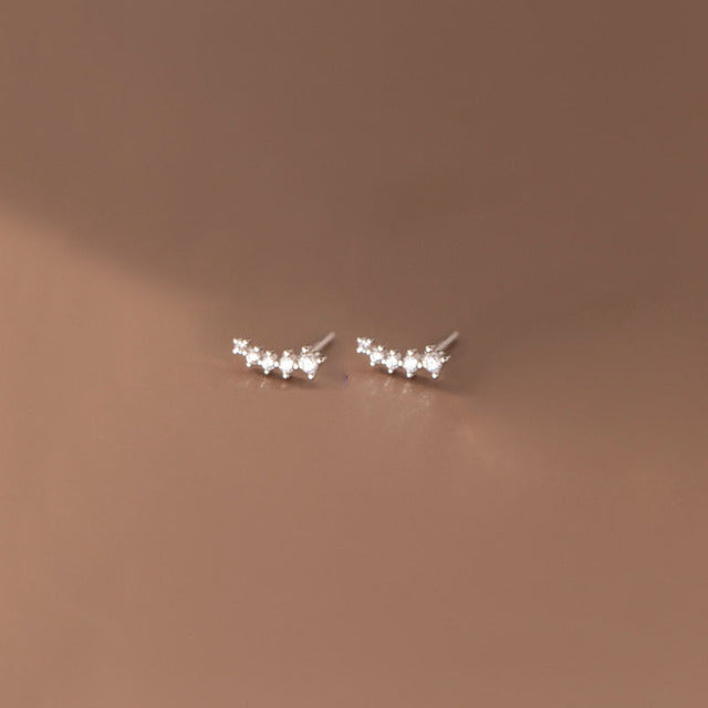 Minimalist Mini Zircon Earrings for Women’s Outings
