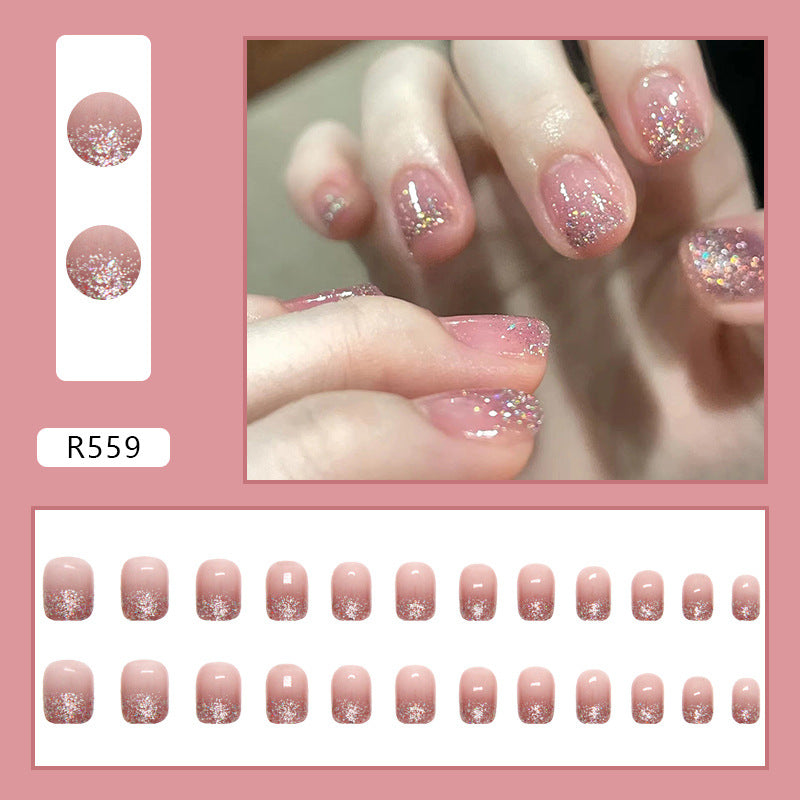 Wearable Magic Mirror Effect Nail Sticker - Exquisite Design