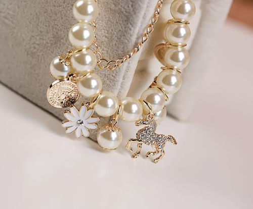 Pearl Flower Bracelet Jewelry