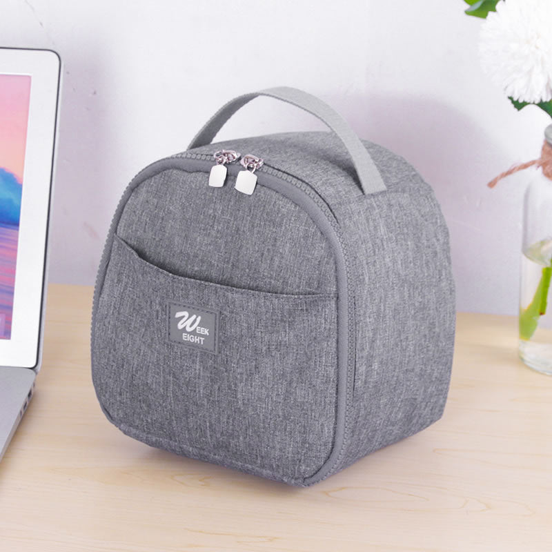 Cation Oxford Cloth Insulated Lunch Bag with Handle