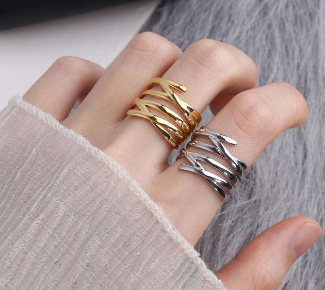 Hexagon Ring - Geometric Design Jewelry Piece
