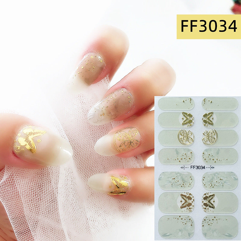 3D Crystal Nail Polish Film Full Adhesive Craft