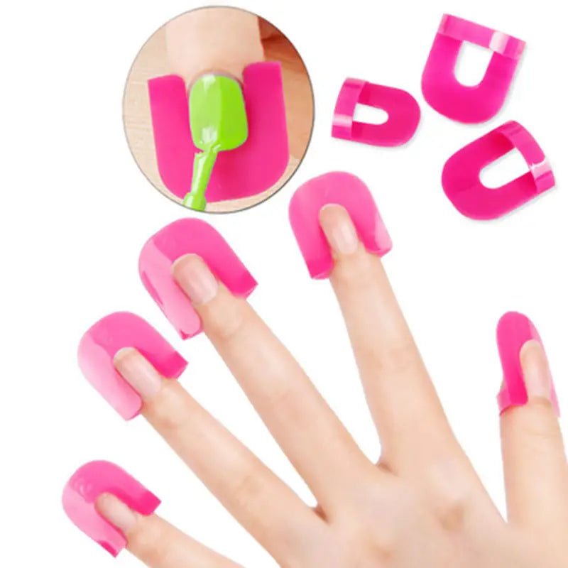 26 Pcs U Curve Nail Protector Tools for Nail Art