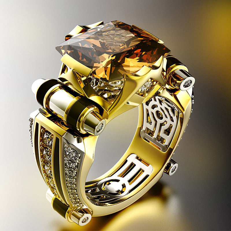 Men's Creative Colorful Ring - Trendy Fashion Accessory