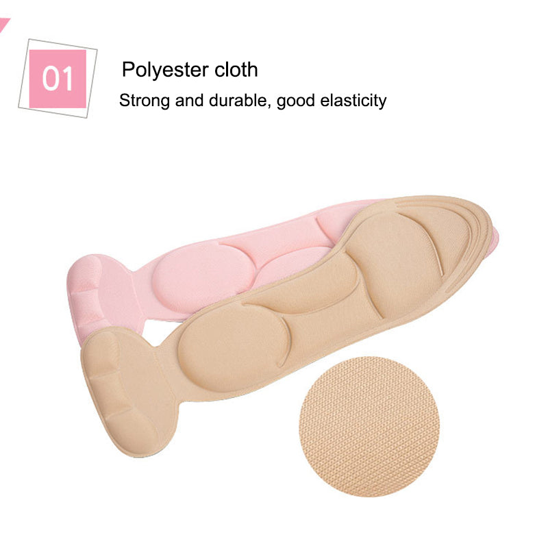 4D Arch Support Cushioned Insoles for Women’s Heels