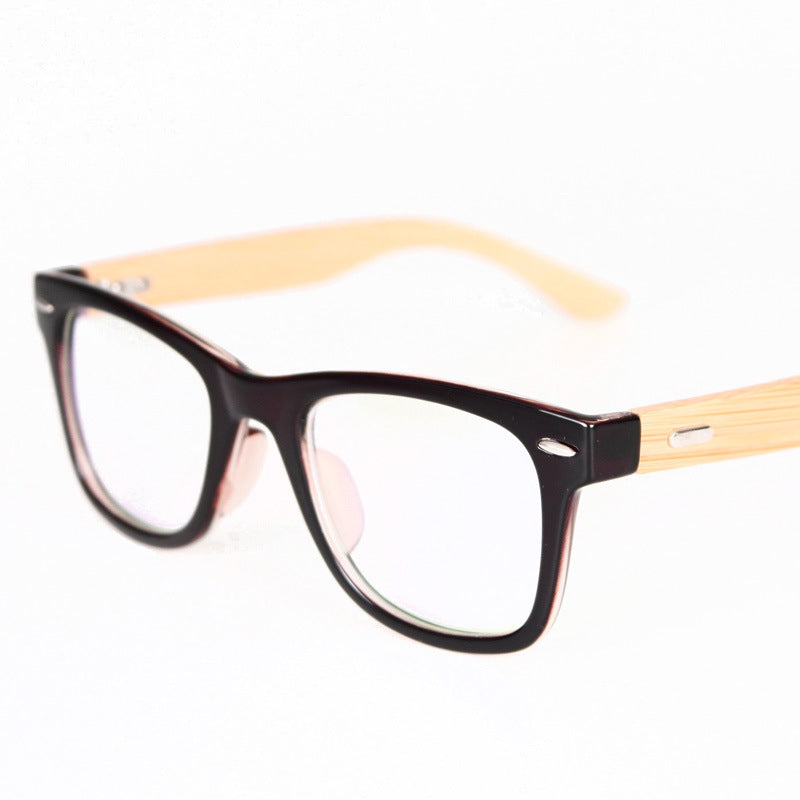 Handcrafted Retro Bamboo Frame Unisex Glasses A6814
