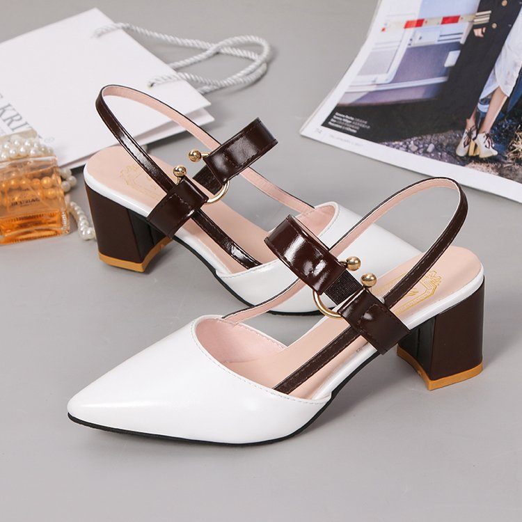 2024 Spring/Summer Women’s Pointed Toe Chunky Heels