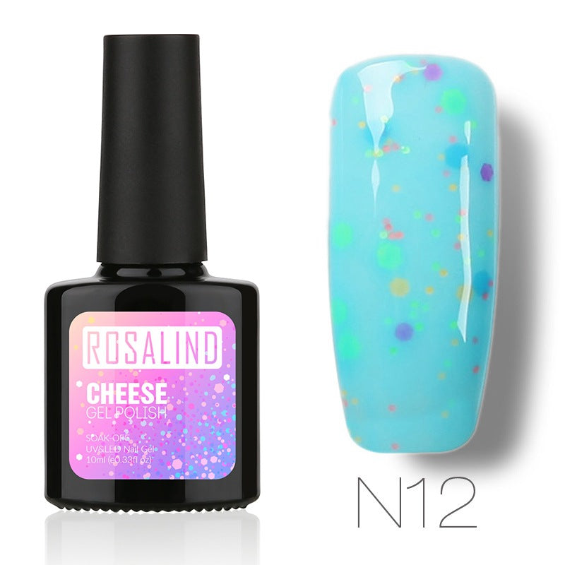 ROSALIND Gel Polish - Orange Dot Cheese Nail Gel