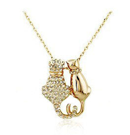 Cat Necklace Pendant Jewelry