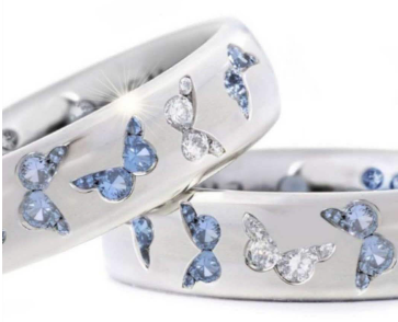 Butterfly Style Zircon Ring for Women’s Fashion