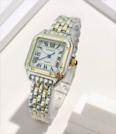 Quartz Women's Watch with Stainless Steel Band (Single)
