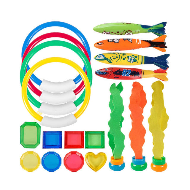 Summer Pool Diving Toys For Kids - Underwater Gem Set