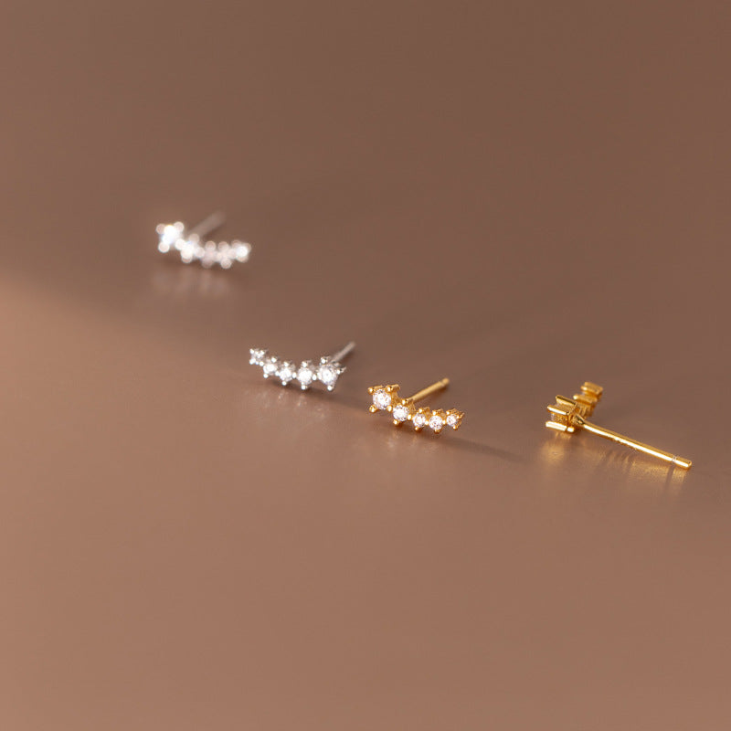 Minimalist Mini Zircon Earrings for Women’s Outings