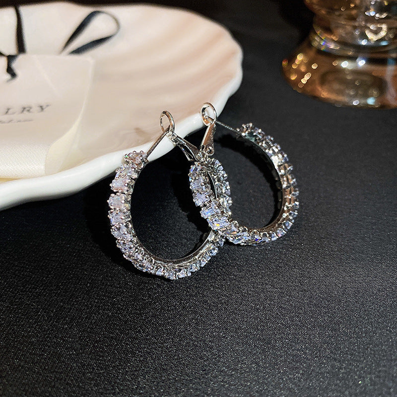 Stylish Heart Star Sequined Tassel Earrings for Women