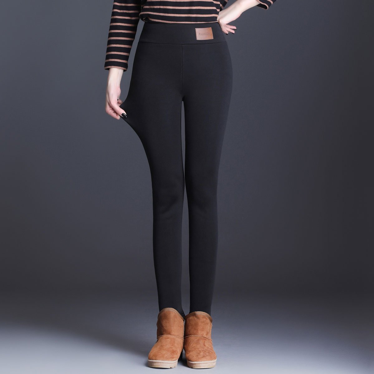 Extra-Thick Lamb Velvet Leggings for Women’s Warmth