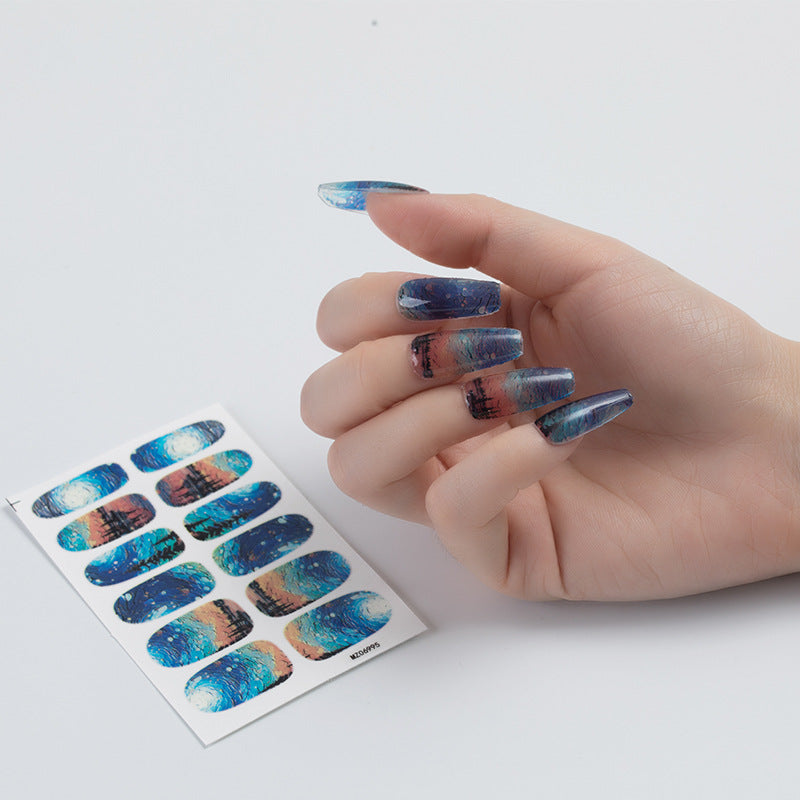 Nail Sticker with European and American Art Design