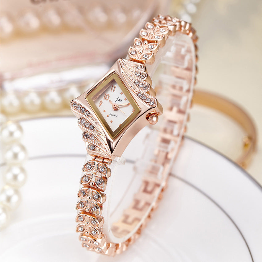 Wheat Ear Watch - Women's Fashion Gold Timepiece