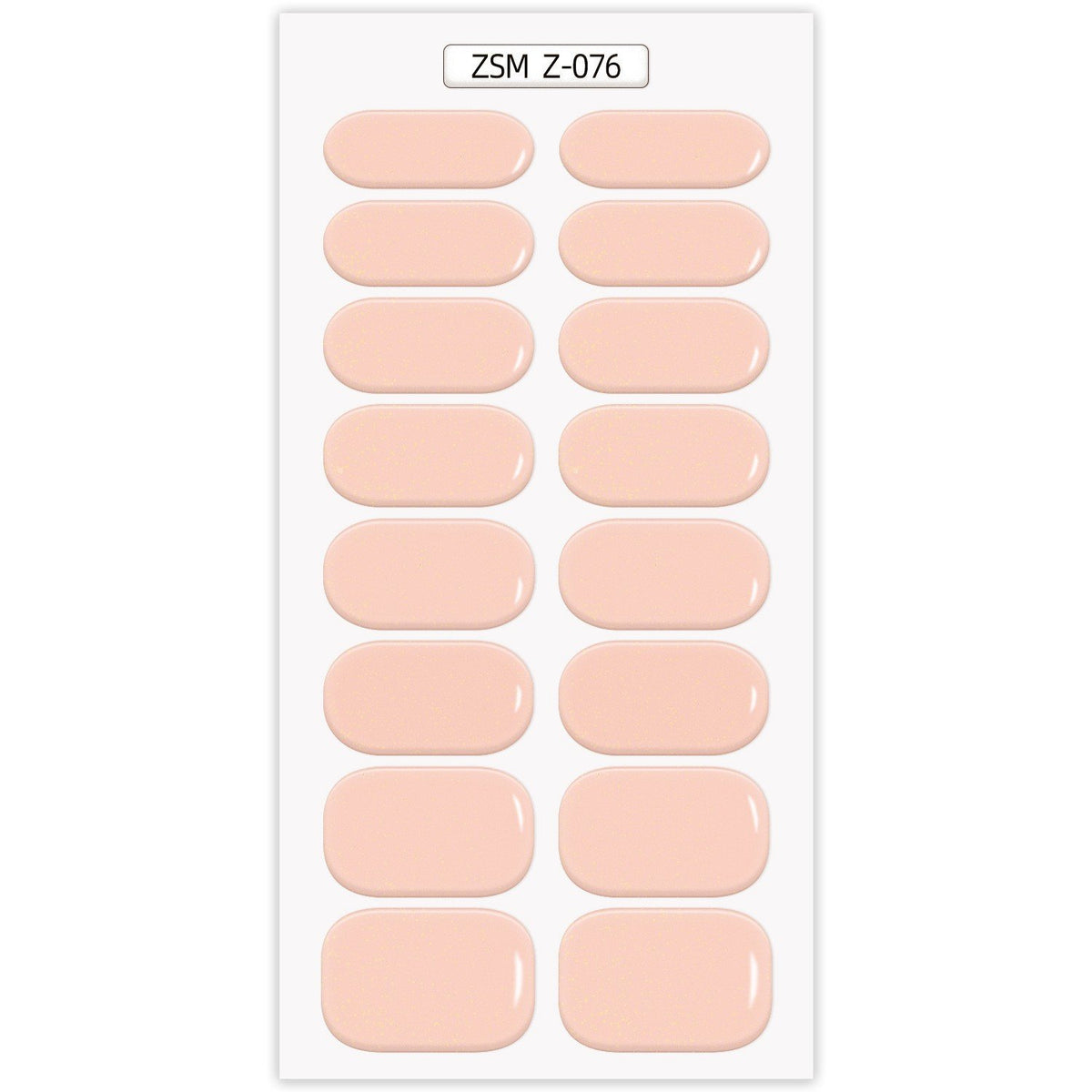 Waterproof Anti-Overflow Semi-Curing Gel Nail Stickers