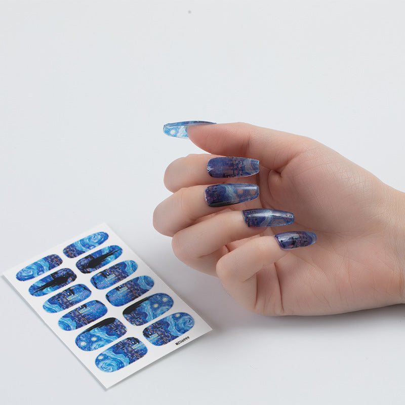 Nail Sticker with European and American Art Design