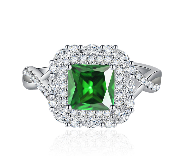 Natural Zircon Ring - Stylish Trendy Jewelry