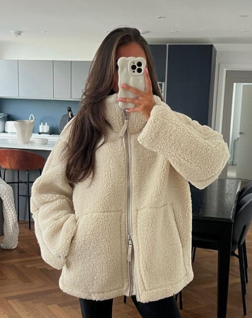 Comfy Teddy Puffer Fleece Jacket (Single Item)