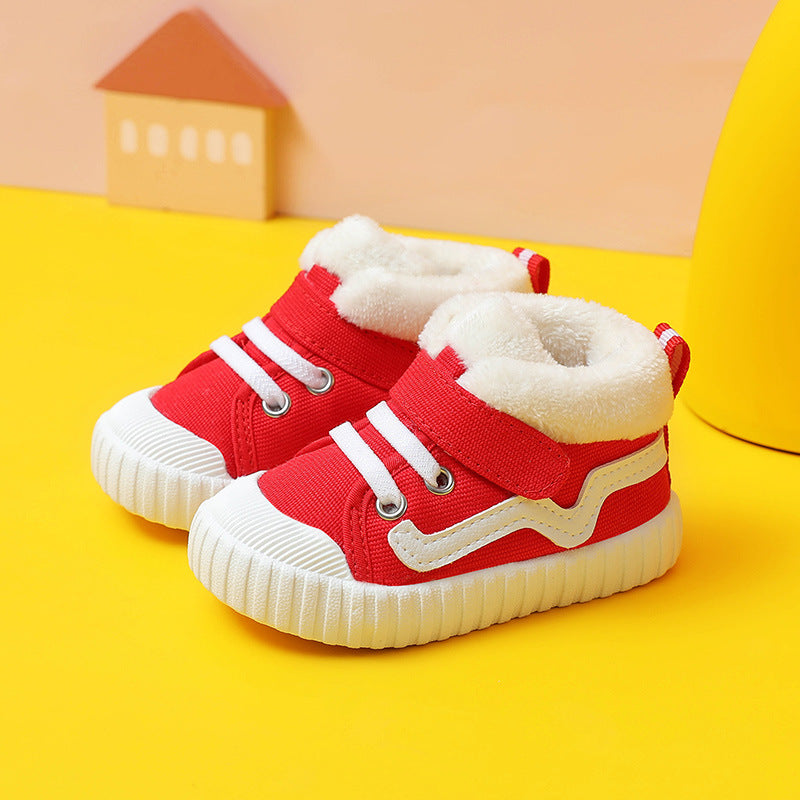Warm Cotton Toddler Shoes for Winter (Women’s Style)