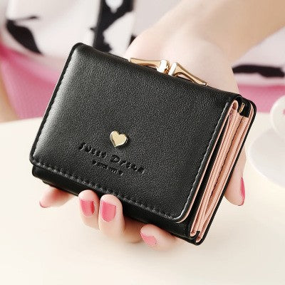 Multi-Function Wallet with Buckle Change Bit Card Holder