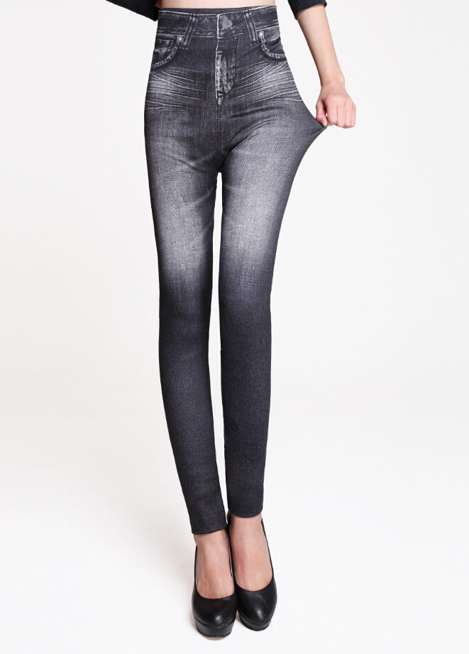 High-Waisted Skinny Jeans