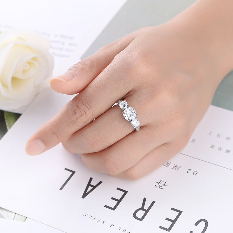 Creative Zircon Ring - Women's Jewelry Accessory