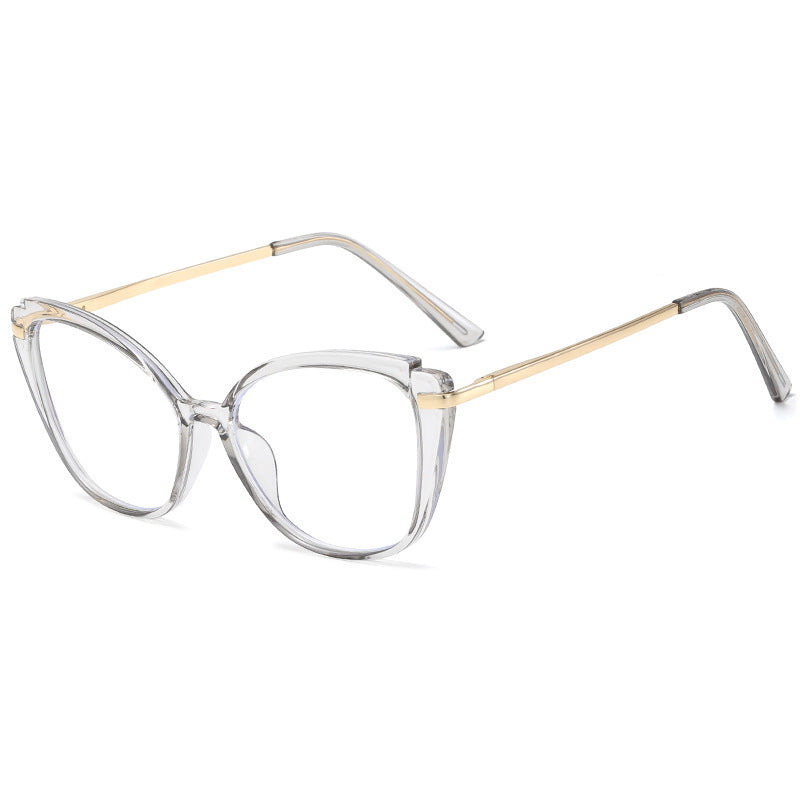 Vintage Triangular Blue Light Blocking Glasses for Women