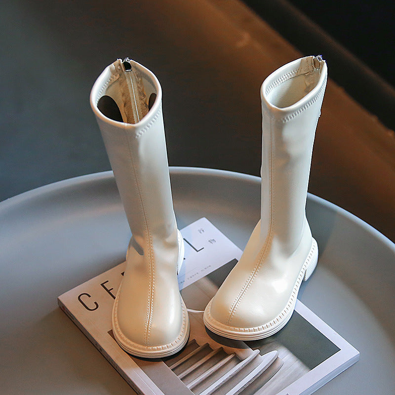 Kids' Fashionable High-Top Boots for Girls 2022