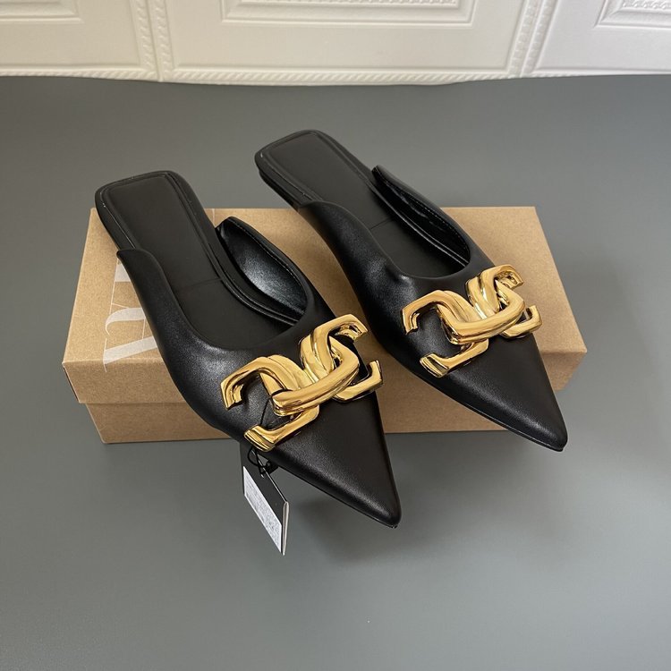Plus Size Women's Shoes 41-43 Flat Mules 2023 Style