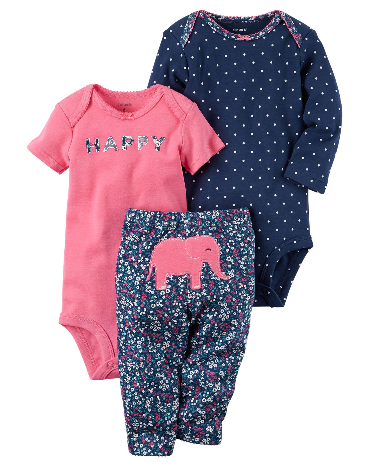 Spring Autumn Baby Clothing Set - 3 Pieces for Infants