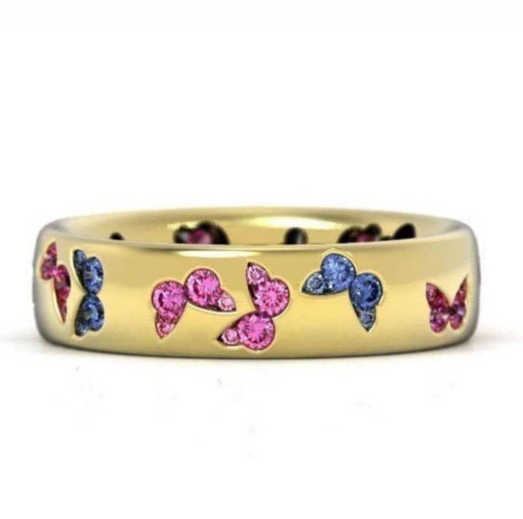 Butterfly Style Zircon Ring for Women’s Fashion