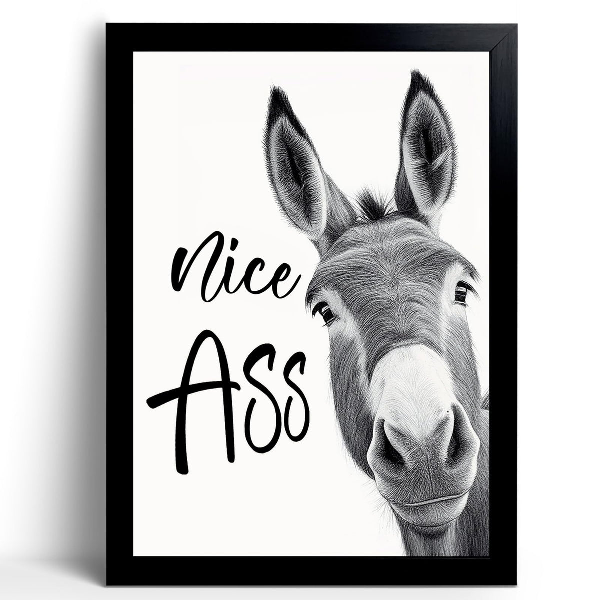 Donkey Animal Prints Toilet Room DecorNice Ass Quotes Bathroom Sign Funny Bathroom Decor Bathroom Signs Funny Bathroom Wall Art Bathroom Decor Poster Toilet Art Guest Bathroom Wall Decor