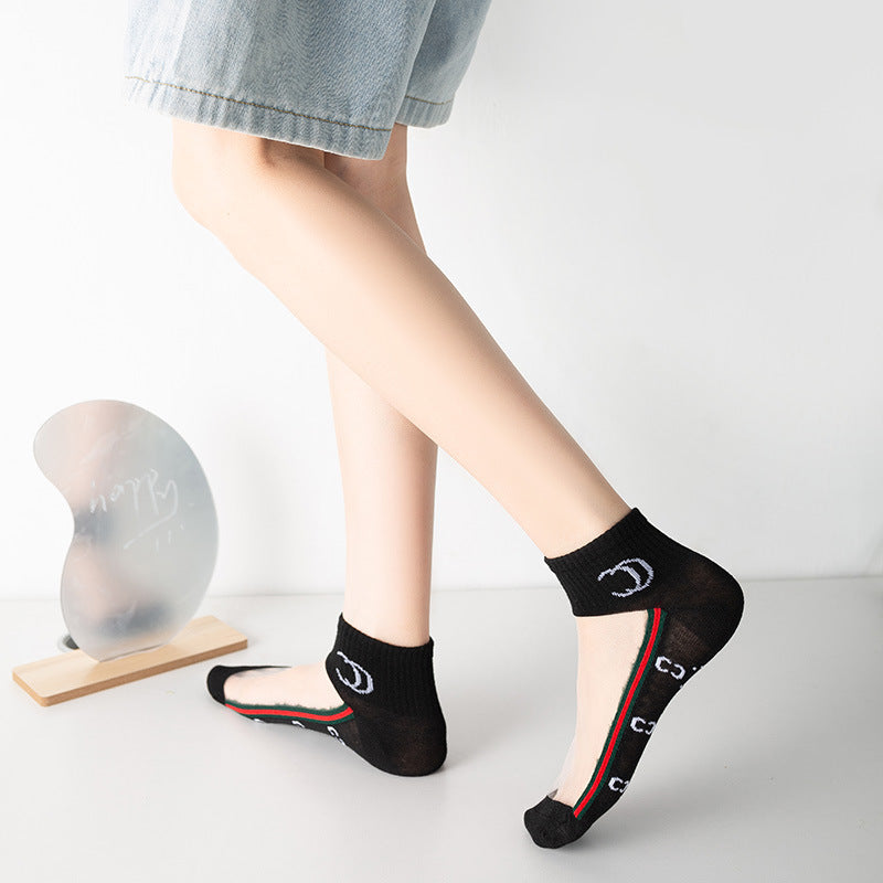 Stylish Women’s Short Socks - Breathable Summer Fashion