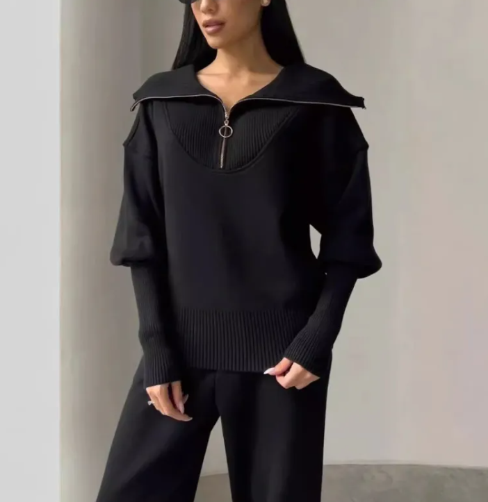 Women’s Sporty Zipper Suit