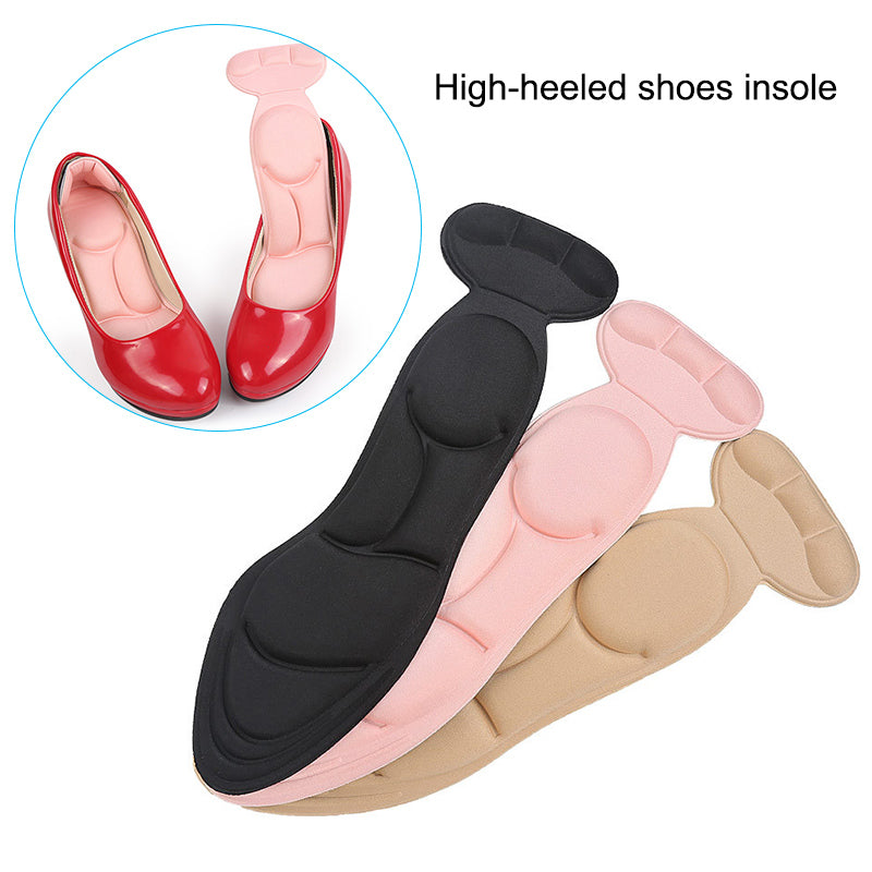 4D Arch Support Cushioned Insoles for Women’s Heels